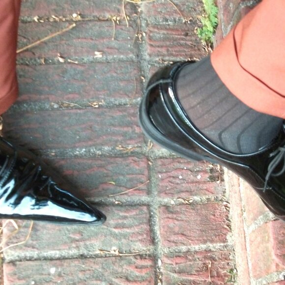 Mens Sheer Nylon OTC Thick N Thin Socks, TNT's Cap Toe and Heel, Black SZ 10-13 - Picture 9 of 16